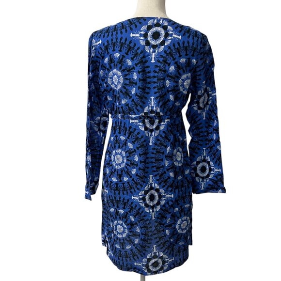 Echo‎ Crab Print Swim Cover Kaftan Dress New England Coastal Preppy Size Medium - Picture 4 of 6